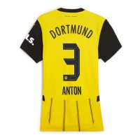 Borussia Dortmund Waldemar Anton #3 Domáci Ženy futbalový dres 2024-25 Krátky Rukáv